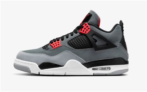 nike air jordan zwart wit rood|jordan 4 sneakers heren.